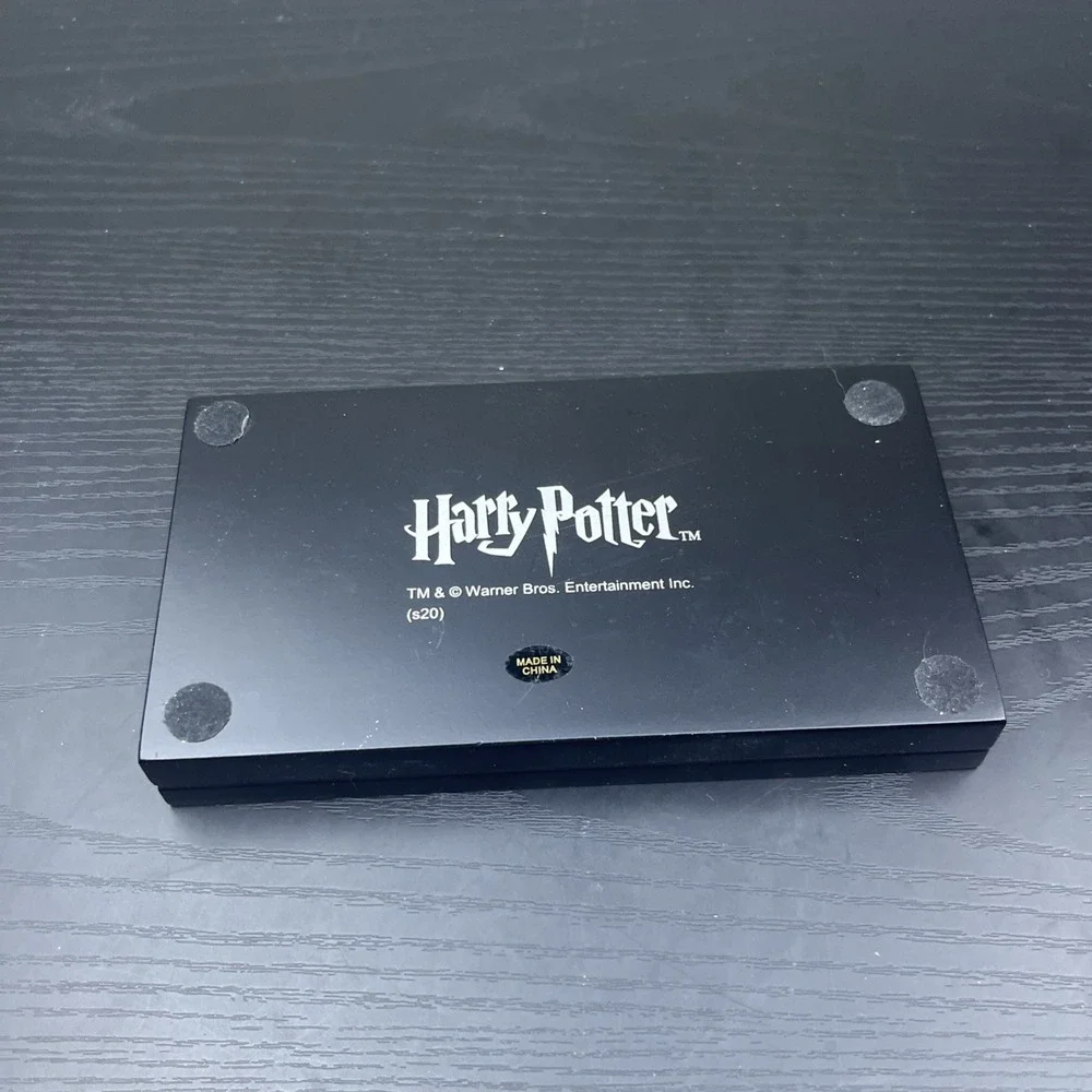 Harry Potter Hogwarts House Crest Bookmark Set Noble Collection Wood Display 3 P